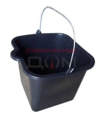 Ведро строительное квадратное Flexible 20л резинопластик /Plastiko/2690